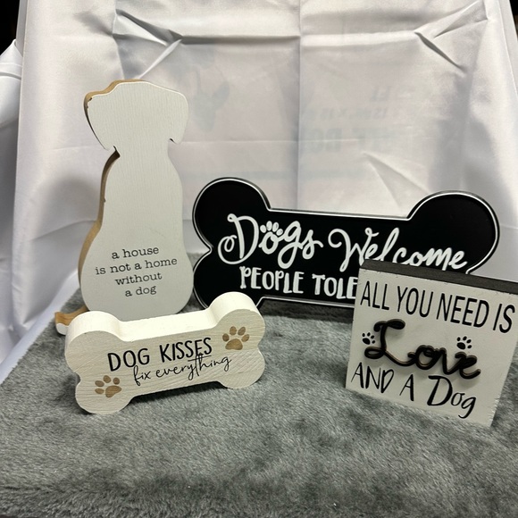 Dogs Welcome! People Tolerated. Table Decor - Picture 2 of 3